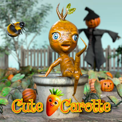 Cute Carotte by MysticArtDesign