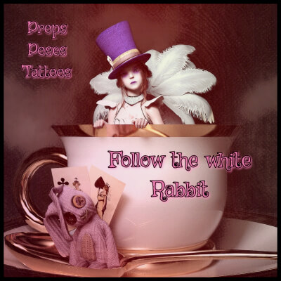 Follow The White Rabbit by MysticArtDesign
