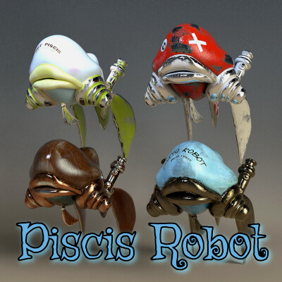 Piscis Robot by MysticArtDesign