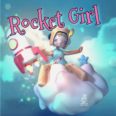 Cute Rocket Girl