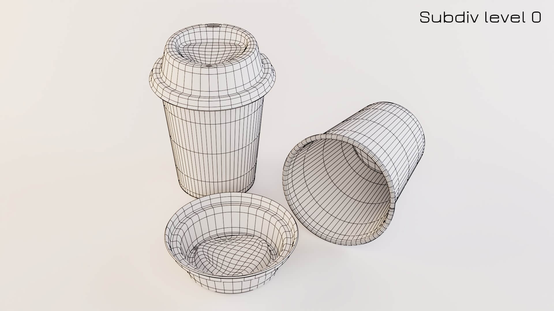 Paper Coffee Cup - 3D Model by NaCl