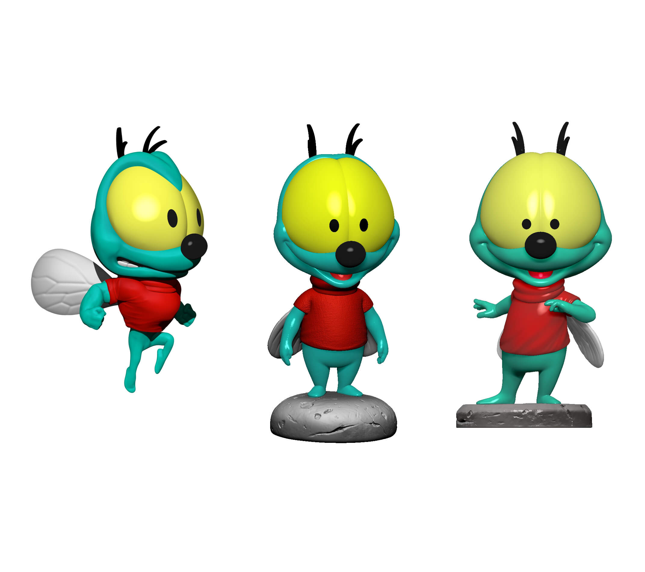 Fly Zipper From Chip 'N Dale Rescue Rangers (3 Options) - 3D Model by ...