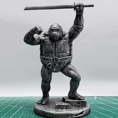 Leonardo With a Sword
