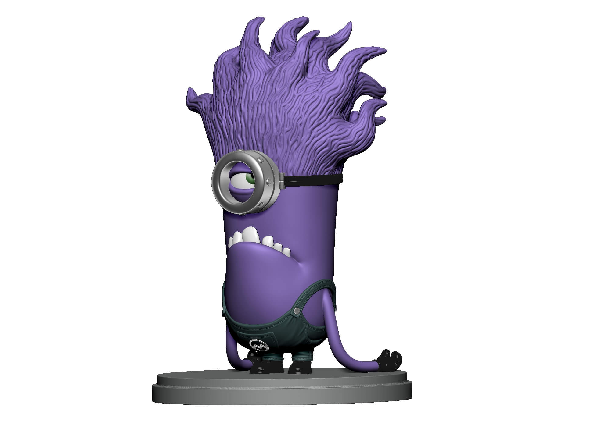 Purple Minion 3 - 3D Model by naeem32