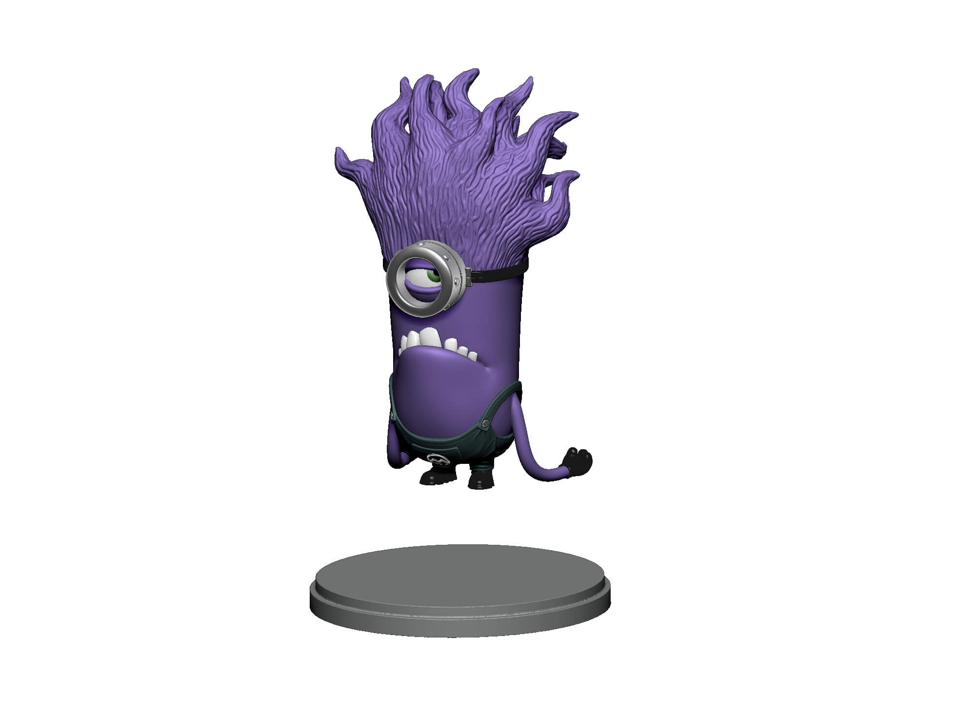 Purple Minion 3 - 3D Model by naeem32