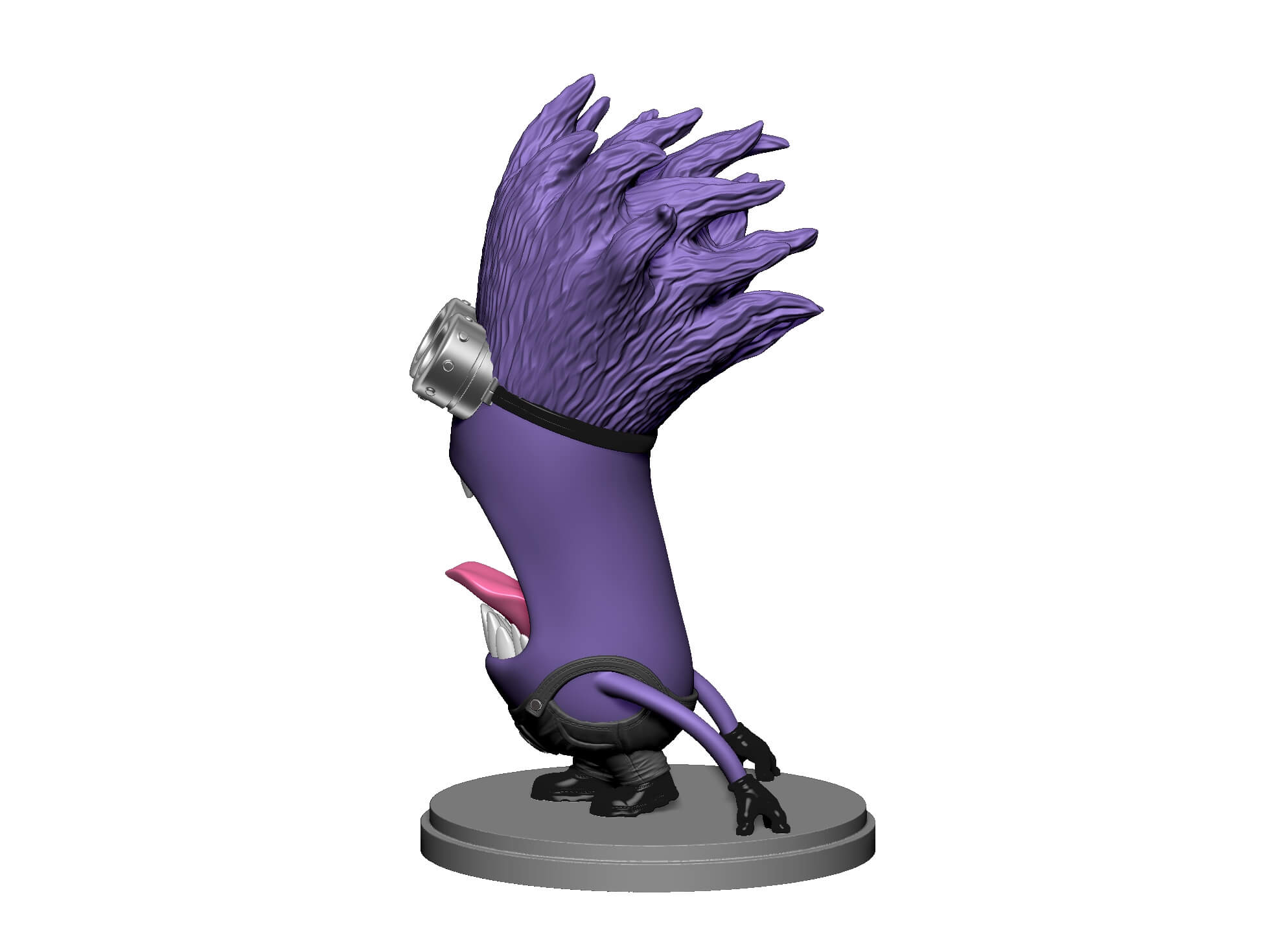 Purple Minion 4 - 3D Model by naeem32