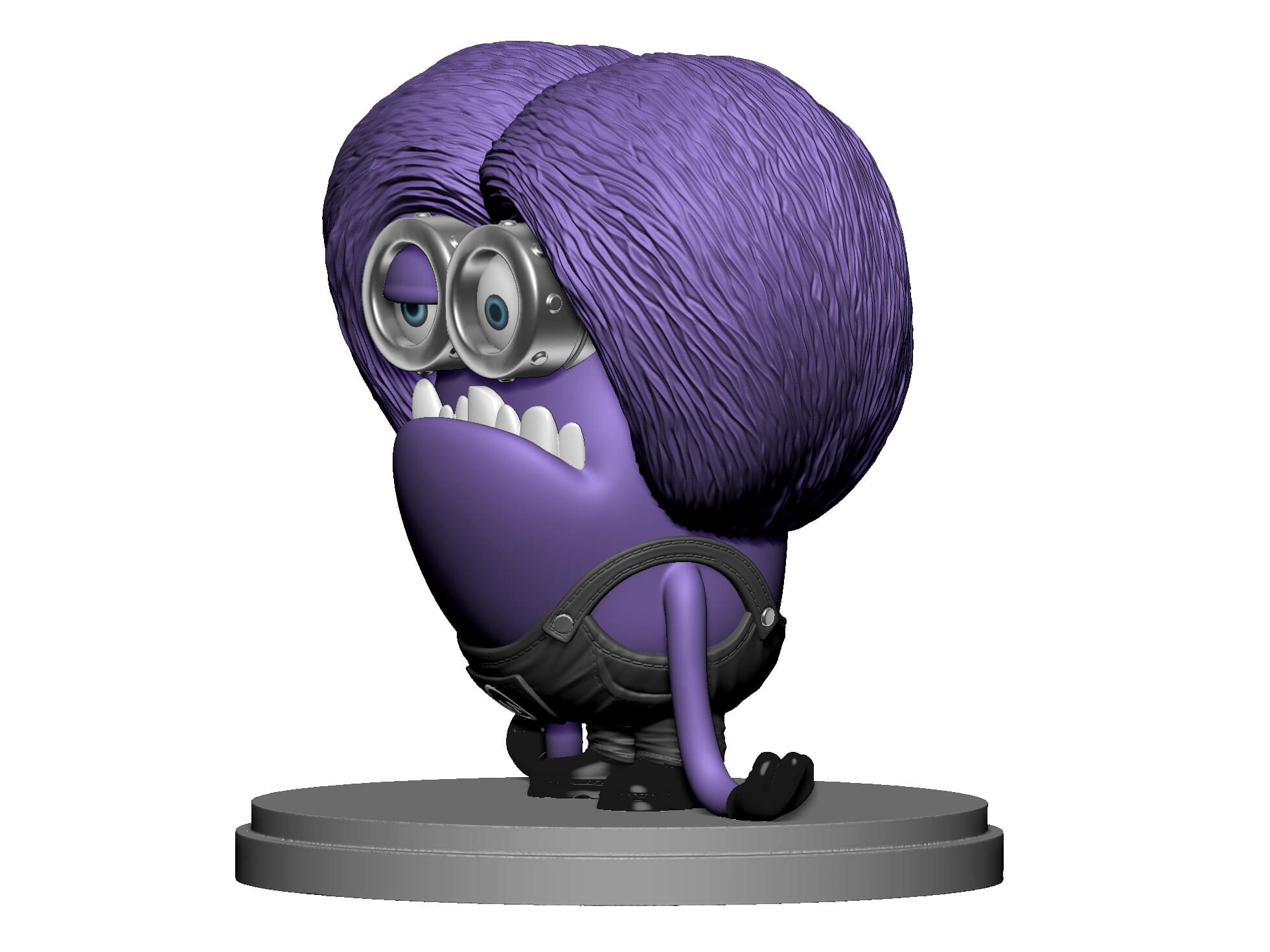 Purple Minion 7 - 3D Model by naeem32
