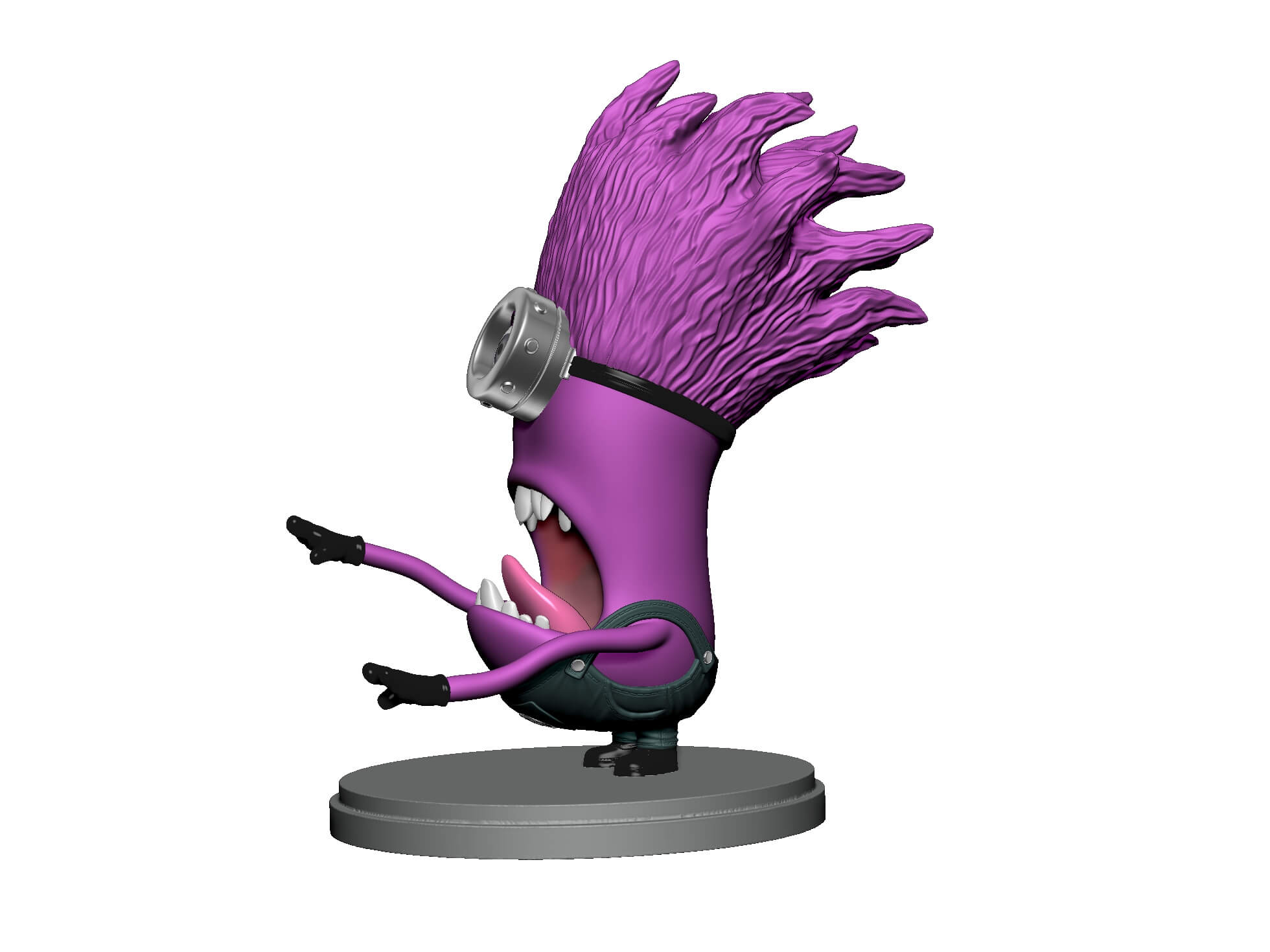 Purple Minion 1 - 3D Model by naeem32