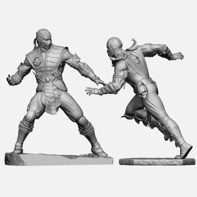 Scorion Vs Sub-Zero Mortal Kombat