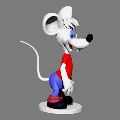 Skinny White Mouse