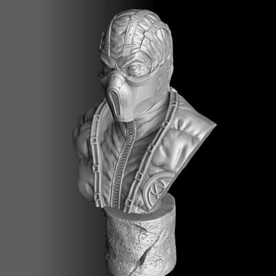 Sub-Zero Bust 1 in Mortal Kombat