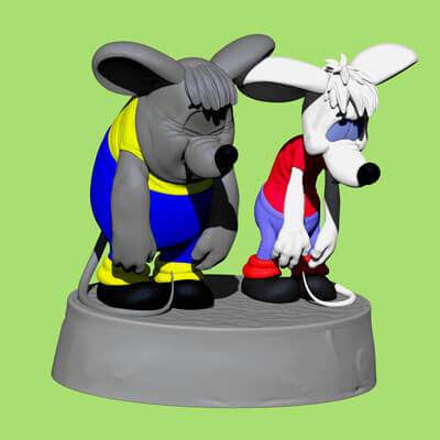 Two Mice &quotForgive Us Leopold&quot