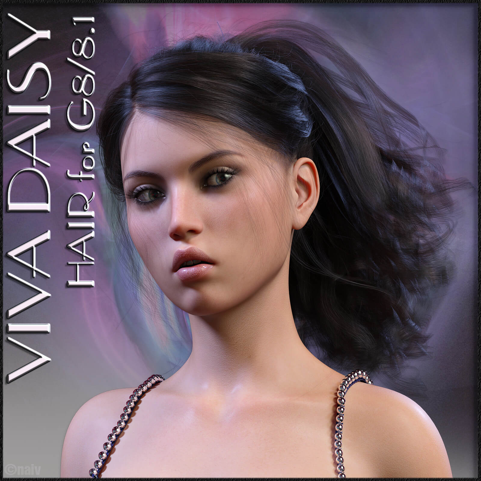 Viva Daisy Hair for Genesis 8 and 8.1 Daz Content by NaIv