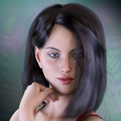 Viva Ivy Hair for Genesis 8 and 8.1 by NaIv