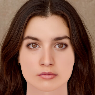 Barbara Branco Head - No Hair - Low Poly Head for Game 3D Model by