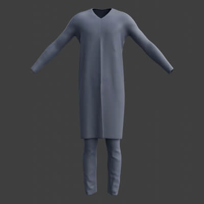 3D Male Outfit - 2Piece Shirt and Trouser