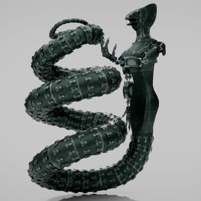 Lamia Robot Free Hard Surface Model