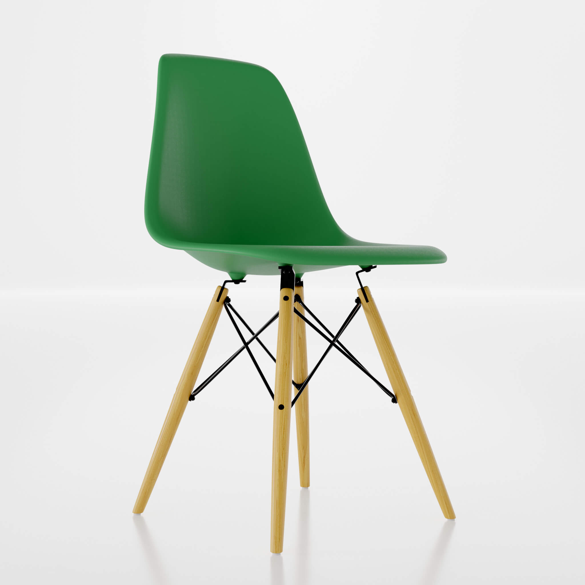 Eames Chair DSW 3D Model by NAShvidi