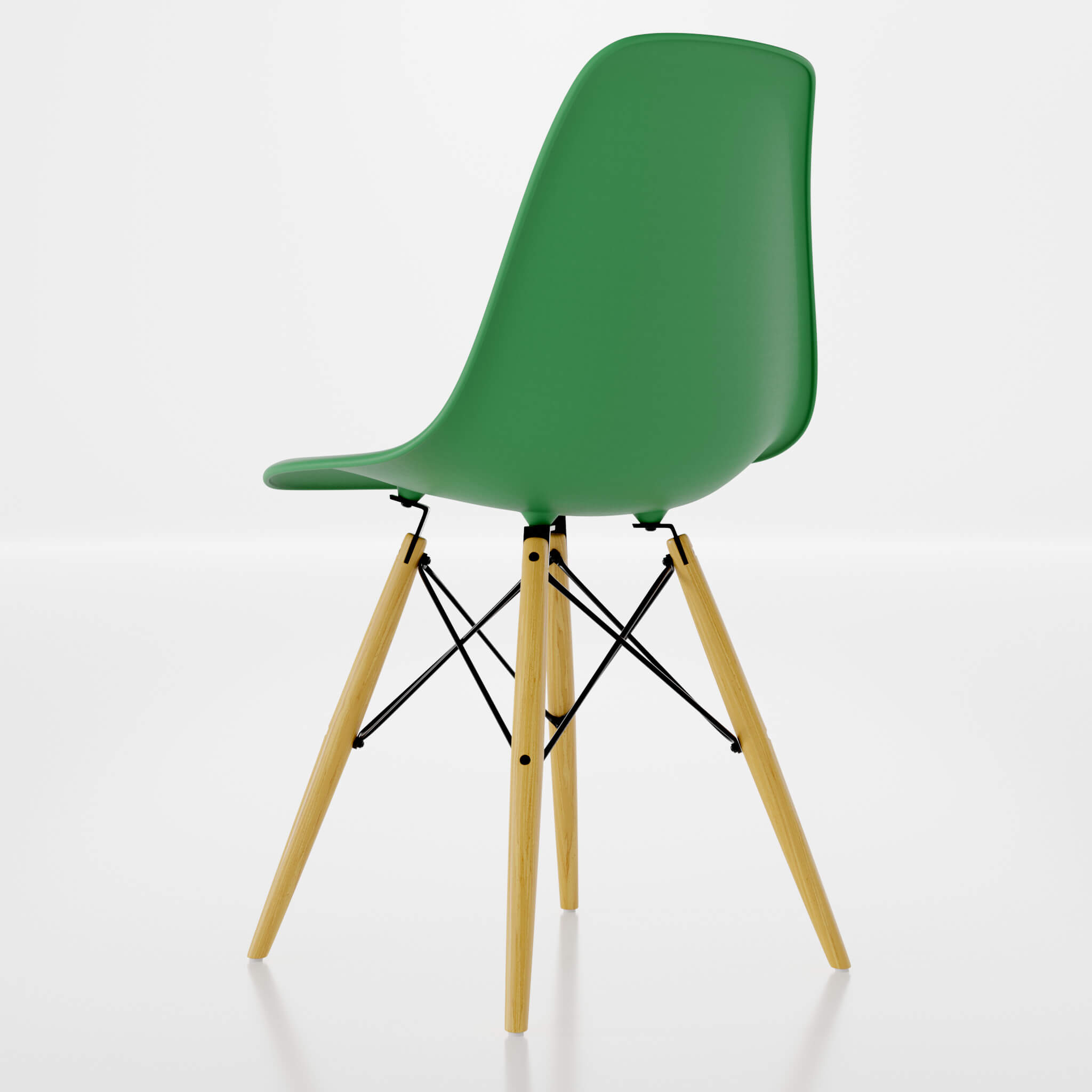 Eames Chair DSW 3D Model by NAShvidi