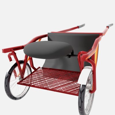 Metallic Horse Cart