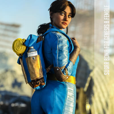 Lucy MacLean for Genesis 8 Female by NathanPrescott95