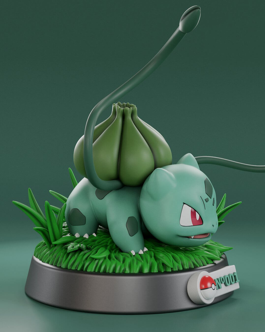 Pokemon Bulbasaur - 3D Model by Navaler