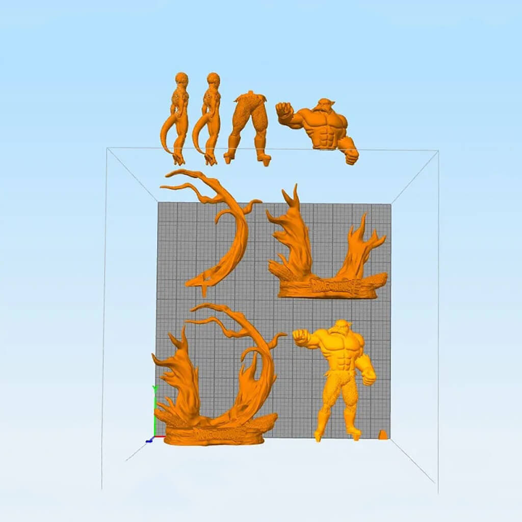 Toppo Vs Freezer Dragon Ball Super - 3D Print Model by Navaler