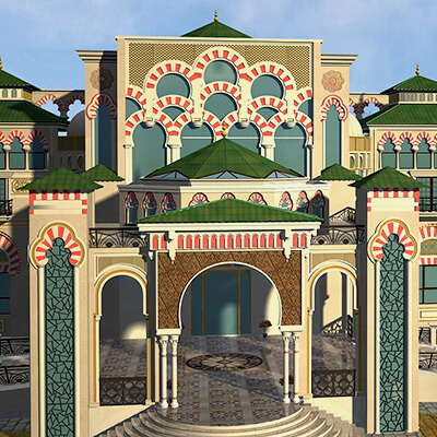 Majestic 3D Andalusian Palace by navigator