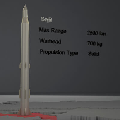Sejjil Ballistic Iranian Missile