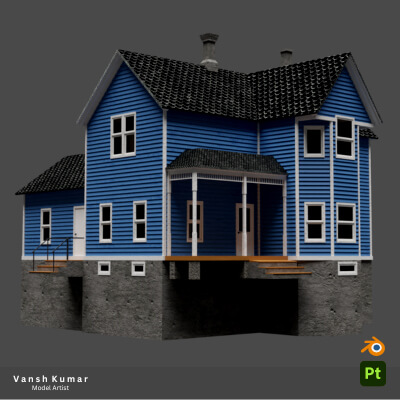 Enterable Game Ready House &ndash 2 Floors with Basement