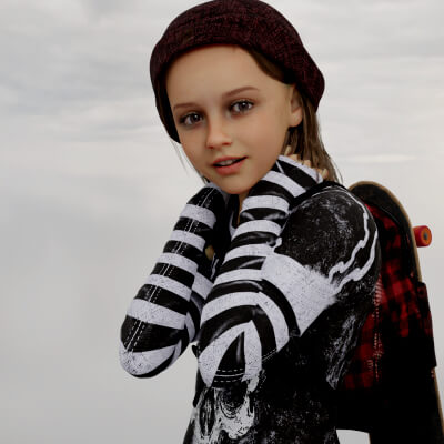 ND Morgan for Genesis 8-8.1 Female by ND3D