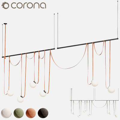 Vibia Plusminus Spheres Lamp - 3D Model by Neeo