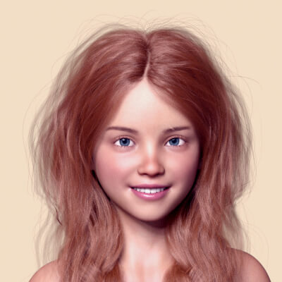 Nef Sarah Child Morph for Genesis 8 and 8.1 Female by NefastusScelestus