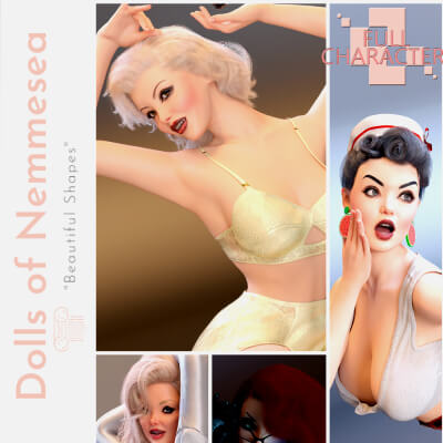 DNM - Vargas - Pinup G9 Characters Fat Pack by Nemmesea