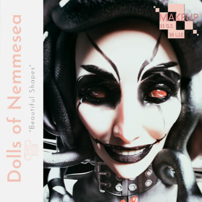 DNM - Vintage Punk Mix LIE Makeup Collection for Genesis 9 by Nemmesea