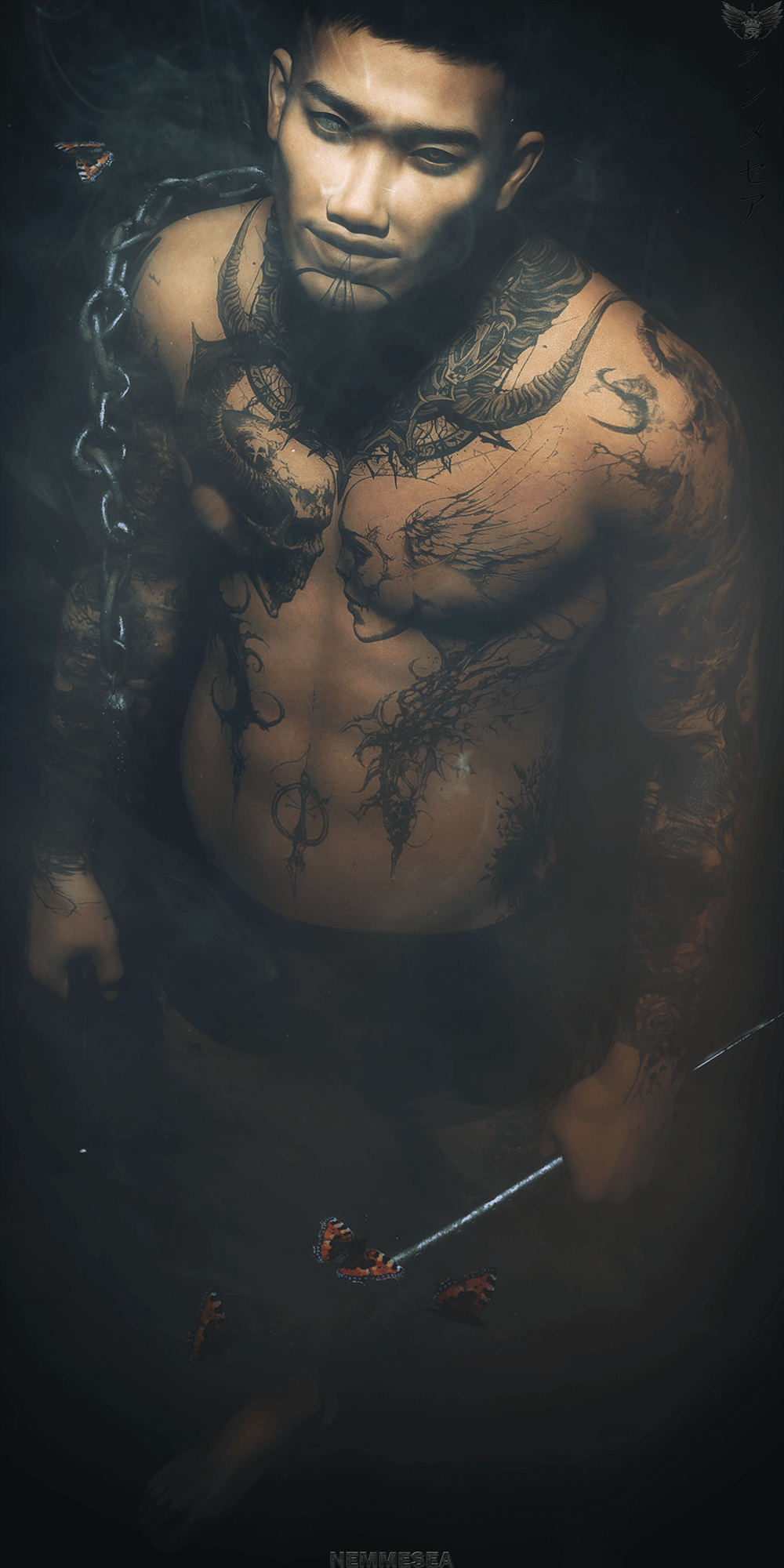 Jun#285 - The Devil in I 3D Render, Digital Art by Nemmesea