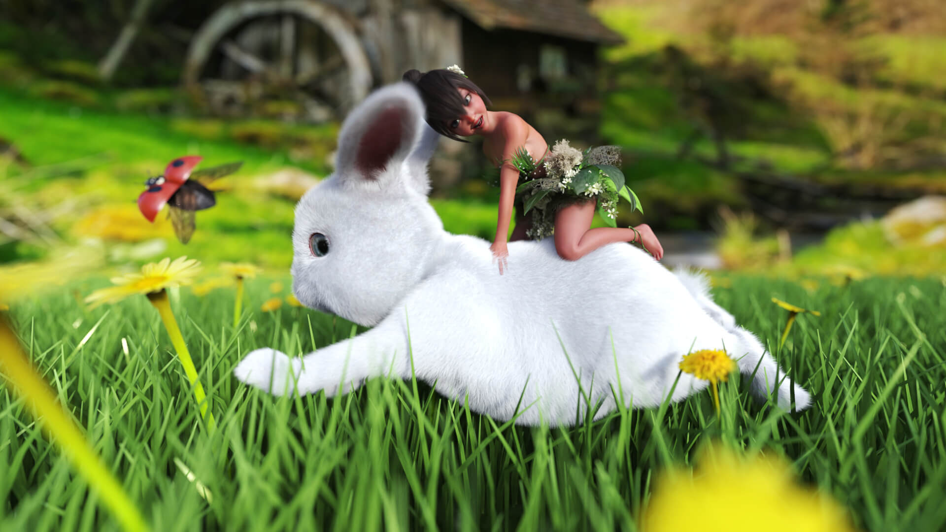 Happy Easter! 3D Render, Digital Art by neo-the-chosen