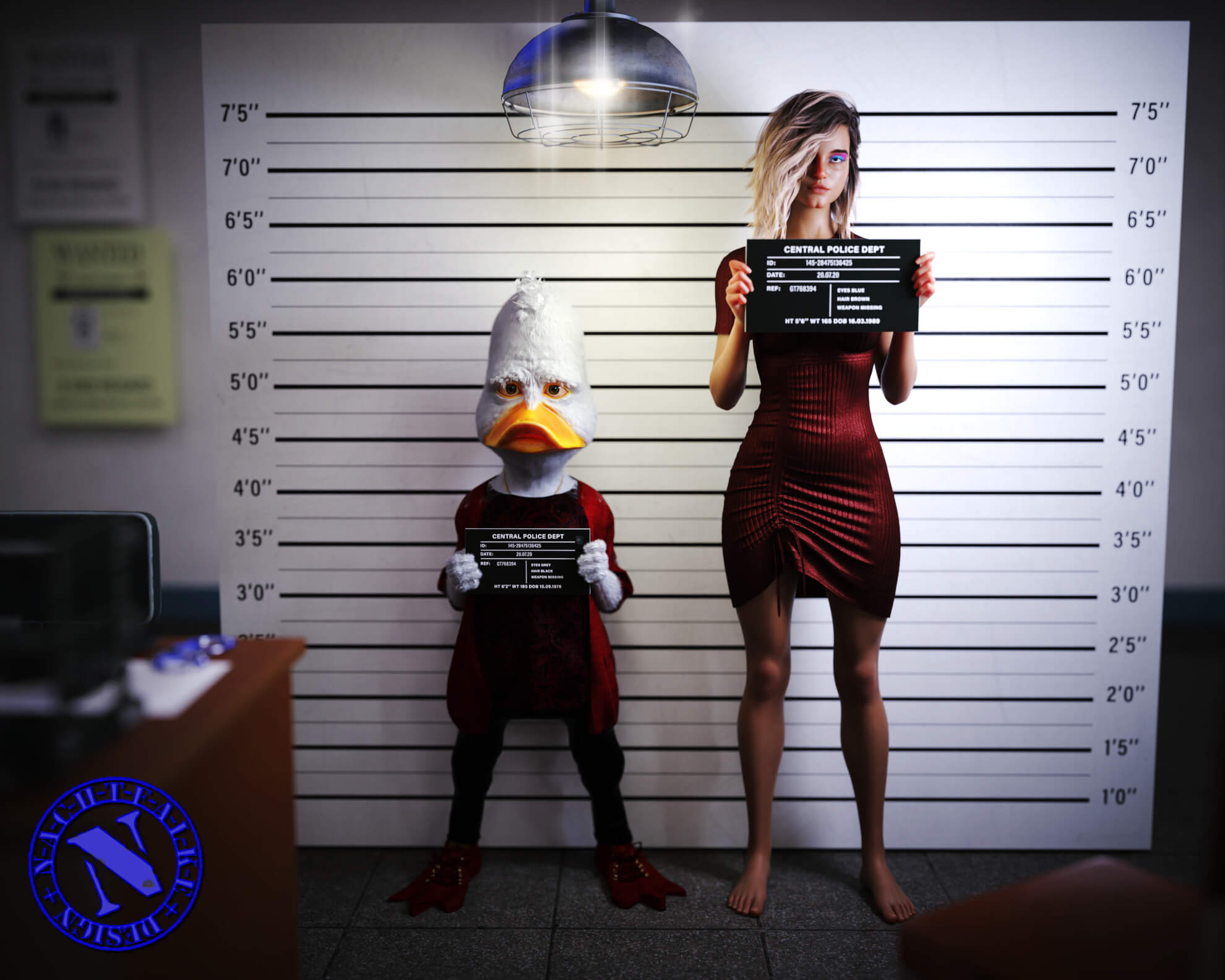 Howard The Duck 3D Render, Digital Art by neo-the-chosen