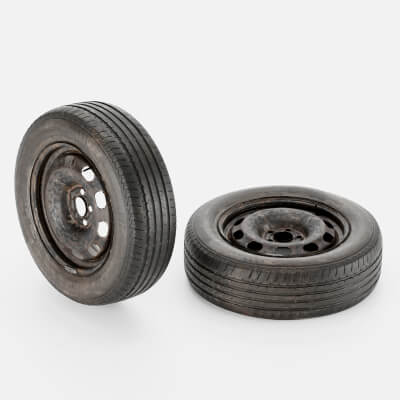 Rusty Wheel for Ordinary Vehicles