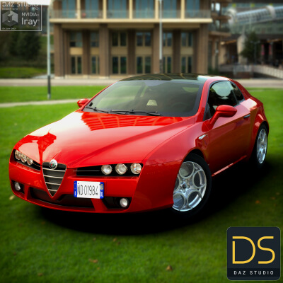 Alfa Romeo Brera 2009 for DAZ Studio
