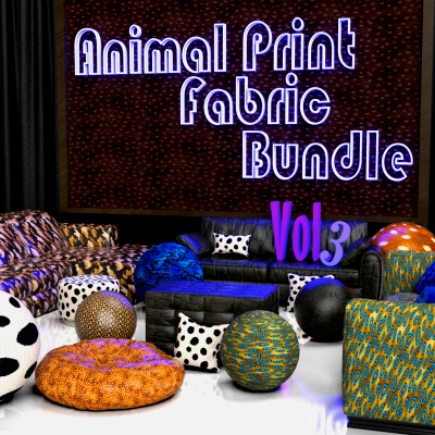 Animal Print Fabric Bundle Vol. 3 by nerdadantes