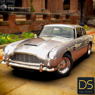Aston Martin DB5 1964 for DAZ Studio by nerdadantes