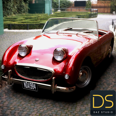Austin-Healey Sprite 1958 for DAZ Studio