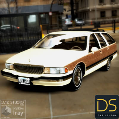 Buick 1991 for DAZ Studio