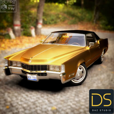 Cadillac Eldorado 1968 for DAZ Studio