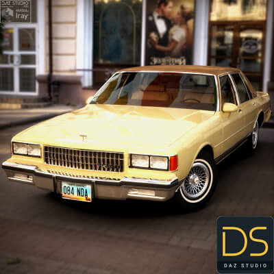 Chevrolet Caprice Brougham 1986 for DAZ Studio by nerdadantes