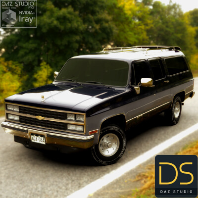 Chevrolet Suburban 1989 for DAZ Studio