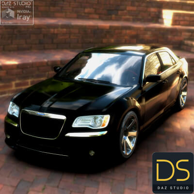 Chrysler 300 SRT8 2012 for DAZ Studio