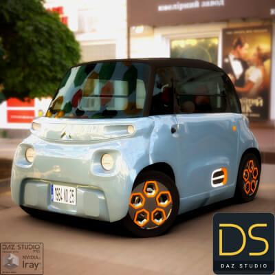 Citroen Ami 2020 for DAZ Studio