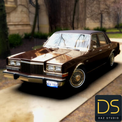 Dodge Diplomat 1980 for DAZ Studio